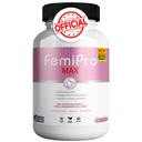 FemiPro MAX Women's Urinary Support Supplement, 60 Kapseln, Extra Strength Bladder Control mit Cranberry, Hibiscus, Dandelion, Vegan, Gluten Free (1)