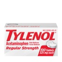 Tylenol Regular Strength Tablets mit 325 mg Acetaminophen, Fever Reducer & Pain Reliever for Headache, Backache, Muscle Aches, Joint Pain & Menstrual Cramps, 100 ct