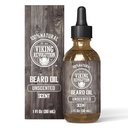 Révolution Viking Huile de barbe non parfumée pour les hommes - Huile de barbe naturelle pour les hommes avec huile d'argan et huile de jojoba - Adoucisseur de barbe, renforce et hydratante - Conditionneur de barbe pour les hommes (Inscented, 1 Pack)