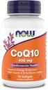 MAINTENANT compléments alimentaires, CoQ10 400 mg, qualité pharmaceutique, forme trans produite par fermentation, 90 softgels
