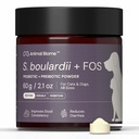 AnimalBiome Pet Probiotics - S. boulardii + FOS Probiotisches und präbiotisches Pulver für Hunde und Katzen 60g