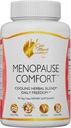 Cocó March N.M.D Ménopause Confort Soulagement rapide de l'écoulement, refroidissement mélange de plantes - Sans lait, sans gluten, végétalien, sans OGM, 90 capsules de légumes