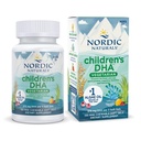 Nordic Naturals Kinder DHA Vegetarier - Kinder DHA Omega-3 Supplement -Algae Oil - Berry Lemonade Mini Chewables - Pflanzenbasierte Formel für Alter 3+ - 120 Weichgele - 40 Servietten