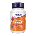 JETZT Nahrungsergänzungsmittel, Vitamin D-3 1.000 IU, Natürliche Frucht Geschmack, strukturelle Unterstützung*, 180 Chewables