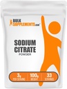 BulkSupplements.com Natrium-Zitrat-Pulver - Natrium-Zitrat-Food-Grad, Emulgator, Geschmacksverstärker - Glutenfrei, 3g pro Servierung, 100g (3,5 oz) (Pack von 1)