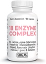 IBS Postbiotics Digestive Enzyme-s w Lactose Alpha-Galactosidase Pancreatic Amylase Lipase Protease Cellulase Bromelain Papain | Kapseln Pillen | Durchfall-Verstopfung Bloating Relief Supplement-s