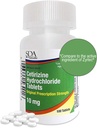 Laboratoires SDA Toute la journée 24-heure Allergie Médecine 100 Compte Antihistamine pour les allergies, Pollen, Hay Fever, sec, yeux démangeaisons
