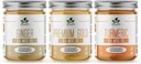 Pflanzenbasierte Jeff Organic Sea Moss Gel Bundle mit Kurkuma, Ginger, Plain, 3x16 Unze Natürliche Wildcrafted Superfood, Immune Defense und Verdauungsunterstützung, Non-GMO, Vegan und Keto