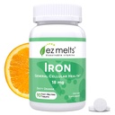 EZ Melts Dissolvable supplément de fer 18 mg, sans sucre, 3-Mois d'approvisionnement - 90 Compte (paquet de 1)
