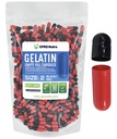 XPRS Nutra Taille 2 Capsules vides - 1000 Compte Capsules de gélatine vides - Pills Bricolage Capsule Remplissage - Pure Pilule à Pilule pour Do-It-Youlf Suppléments (Noir/Rouge)
