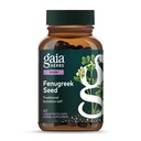 Graines de fénugreek de Gaia Herbs - aide à soutenir une lactation saine et la production de lait maternel* - fabriqué avec des graines de fénugreek biologique - 60 capsules de phytosules liquides végétaliens (jusqu'à 15 jours)