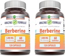 Formules étonnantes Berberine 1000mg par supplément de capsules de service