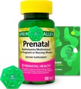 Multivitamines prénatales/multiminérales 100 comprimés contenant des vitamines et minéraux exclusifs - de A à Z - Guide de ligth et de printemps de meilleure qualité + Organisateur hebdomadaire de pilules (3 articles)