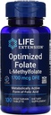 Prolongation de vie Folate optimisé L-méthylfolate 1000 mcg Comprimés végétariens 2 Pack