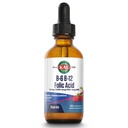 KAL Vitamine B-6 B-12 gouttes d'acide folique, gouttes de supplément de vitamine B liquide, santé cardiaque, énergie, soutien des cellules du sang rouge avec le méthyle B12 et le folate de méthyle, saveur naturelle de baies mixtes, 59 portions, 2oz