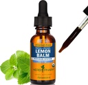 Herb Pharm Certified Organic Lemon Baume Liquid Extract for Calming Nervous System Support, Glycérite sans alcool, 1 Oz