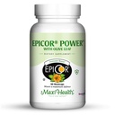 Epicor Power by Maxi Health: EpiCor avec extrait de feuille d'olive - Levure de bière transformée - 60 capsules végétariennes - Kosher