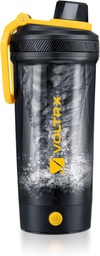 Bouteille de Shaker VOLTRX, Gallium USB C Mélangeur rechargeable de protéines électriques Shake, tasses de Shaker pour les shakes de protéines et de substitut de repas, sans BPA, fait avec Tritan, 24oz