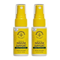 Imker Natur Propolis Throat Spray, natürliche Immununterstützung & Sore Throat Relief - Antioxidantien, Keto, Paleo, Glutenfrei, 1,0 Unzen (Pack von 2)