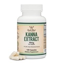 Supplément d'extrait de kanna (Sceletium Tortuosum) - 50mg par gélules, 120 Compte - pour la détente et la paix de l'esprit (minim ,4% Alcaloïdes totaux) Non-OGM, sans gluten, sans végétalien par double bois