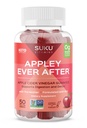 SUKU Appley Ever After Gummies – vinaigre de cidre de pomme avec B12 méthylé & Folate – sans sucre, sans gluten, detox végétalien & support énergétique – Amazing Apple Flavor – 50 comte