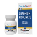 Superior Source Chromium Picolinate - Ergänzung Formel unterstützt gesunde Zucker Stoffwechsel - 500 mcg, 50 Instant Dissolve Tabletten