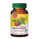 Supplément de fer Megafood Blood Builder pour les femmes et les hommes - Augmenter les niveaux de fer sans effets secondaires - Combats Fatigue - Vitamine B12, Acide folique et vitamine C - Vegan - 60 mini comprimés (30 portions)
