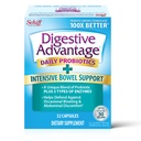 Avantage digestif IBS Probiotiques pour la santé digestive et le soutien intensif de l'intestin, probiotiques pour les femmes et les hommes avec enzymes digestives, soutien pour Bloating occasionnel et santé gustative, 32ct Capsules