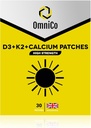 OmniCo - D3 + K2 + Patches de calcium – 30 paquets