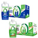 Orgain Clean Protein Shake, Gras Fed Dairy, Vanilla Bean (Pack von 12) und Orgain Organic Nutritional Protein Shake, Erdbeeren & Cream (Pack von 12)