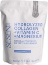 SESEN Collagène hydrolysé + vitamine C + poudre de magnésium (bleu) 17,6 oz