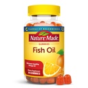 Nature Made Fischöl Omega 3 Gummies, Omega 3 Fischöl Ergänzungen, Gesunde Herzunterstützung, 90 Gummies, 45 Tage Versorgung