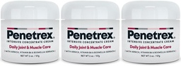 Thérapie articulaire et musculaire Penetrex - Confort apaisant pour le dos, le cou, les mains, les pieds - Rubule du corps entier premium avec Arnica, Vitamine B6 MSM & Boswellia - 2oz 3-Pack