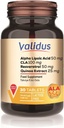 VALIDUS Acide lipoïque Alfa + CLA + Resvératrol 30 comprimés