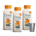 DOSE pour votre nettoyage du foie Détox & réparation, fait avec supplément de chardon de lait biologique avec curcuma, dandelion, gingembre, et orange, soutient la fonction saine du foie, bouteille 16oz, 3 pack (3 semaines d'approvisionnement)