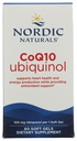 Nordic Naturals Nordic CoQ10 Ubiquinol - 60 Mini Gels Soft - 100 mg Coenzyme Q10 (CoQ10) Ubiquinol - Santé du coeur et du cerveau, Production d'énergie cellulaire, Soutien antioxydant - Non-OGM - 60 portions