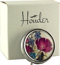 Designer Pille Box von Houder - Dekorative Pille Case mit Geschenkbox - Carry Your Meds in Style (Violets)
