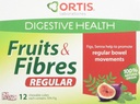 Cubes de fruits et de fibres Ortis 12 cubes de fruits