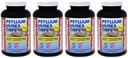 Yerba Prima Psyllium Husks Caps - 180 caps (Pack von 4) - Natural Fiber Supplement - Non-GMO Gluten Free
