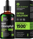 Chlorophylle gouttes liquides - supplément de désodorisation corporelle, stimuler l'énergie naturelle, la chlorophylle organique absorption rapide de la chlorophylle liquide végétalienne – stimuler l'oxygène et le déodorant interne, désintoxication gouttes d'oxygène liquide