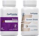 EyePromise Restore Macular Health Supplement Ecran Shield Teen Chewable Vitamine oculaire