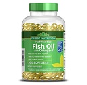 Walgreens (anciennement la plus fine nutrition) Huile de poisson de demi-taille 1200 mg Softgels 200.0ea