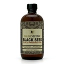 Huile de graines noires pressées pures et froides - Bouteille en verre de 8 oz - NON-OGM et végétalien - Nigella Sativa - Sans hexane - Certifié halal - Non filtré, noir et potent - Source naturelle de nigellone et de thymoquinone