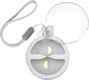 Splitter de pilule durable, Cutter de pilule en aluminium à double lame précis pour les petites et grandes pilules, cas de pilule compacte avec lanyard pour le voyage, utilisation quotidienne