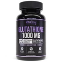 1000mg Glutathion pour le soutien immunitaire - Complexe d'absorption de 100mg - Supplément de glutathion liposomique réduit avec acide lipoïque alpha - booster cerveau, peau Glowing, soutien du foie