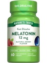 Nature's Truth Melatonin 12mg.60 Comprimés Dissolvés Rapidement.