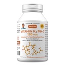 ANDREW MOINSMAN Vitamine K2 MK7 120 mcg 60 Softgels - Essential for Healthy Calcium Utilization, Promote Optimum Skeletal, Heart and Arterial Health. Pas d'additifs. Petits softgels faciles à avaler