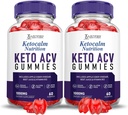 (2 Pack) Ketocalm Nutrition Keto ACV Gummies Advanced Formula 1000MG Keto Calm Nutrition Keto Gummies Apfelessig mit Granatapfelfettsaft Pulver B12 Vegan Non GMO 120 Gummys