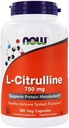 JETZT Lebensmittel L-Citrulline 750mg, 180 Kapseln, (Pack von 3)