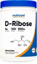 Nutricost D-Ribose Pulver 500 Gramm - 5000mg pro Servierung, Non-GMO (500 Gramm)